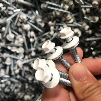 China Steel Color Coated Self Drilling Roofing Screws for sale