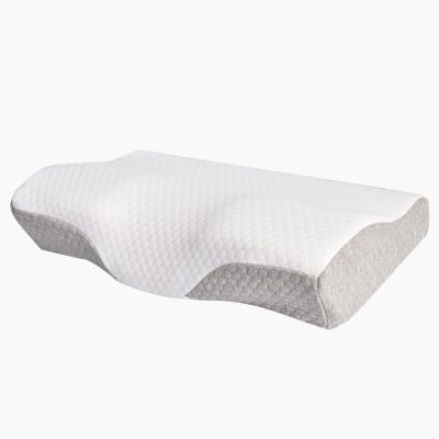 China OEM Butterfly Anti Wrinkle Memory Anti-static Cervical Foam Pillow Ergonomic Sleep Bed Pillow for sale