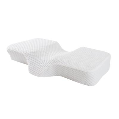 China Orthopedic Design Anti-Static Custom Therapeutic Butterfly Memory Foam Therapeutic Aerated Cervical Pillow for sale