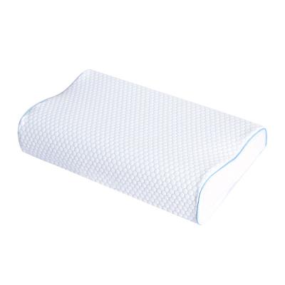 China Anti-bacteria Wholesale Wave High Quality Comfortable Cutout Sleep Memory Foam Cervical Pillow for sale