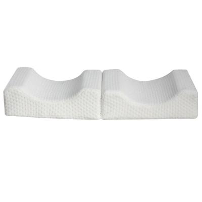 China Anti-Static Custom Comfort Orthopedic Memory Foam Under Knee Leg Support Pillow For Sleep for sale