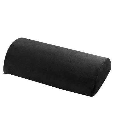 China High Quality Anti-bacteria Half Moon Leg Lumbar Support Memory Foam Pillow Travel Foot Rest Pillow for sale