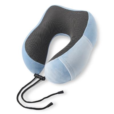 China Wholesale Custom Anti-Apnea u Shape Memory Foam Portable Travel Neck Support Pillow For Airplane for sale