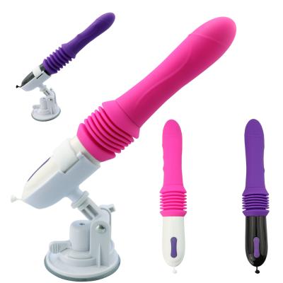 China Real Touch Automatic Sex Machine Big Dildo Vibrator Down Massager Masturbation Machine For Women for sale