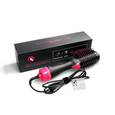 China HOTSALE High Quality Home Electric Hot Air Hair Comb For Curly And Straight Hair 2021 Plastic for sale