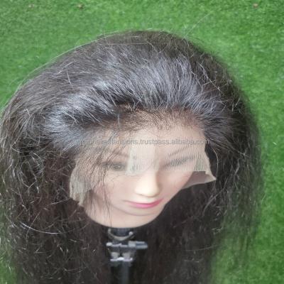 China Natural Pre Plucked Natural Hairline Waves Lace Front Wig With Natural Hairline for sale