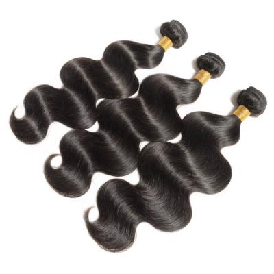 China Natural Body Wave Hair Weave Bundles Original Brazilian Hair Extension Wholesale Virgin Hair With Closure for sale