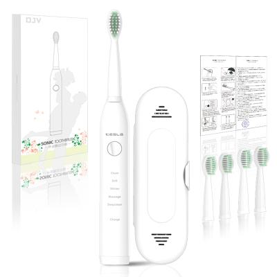 China Sonic Rechargeable Smart Teeth Cleaning Luxurious Waterproof Whitening Polishing Electric Toothbrush 12X7X26.5cm for sale