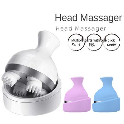 China Multifunctional Electric Head Massager USB Scalp Massager Cat Handle Octopus Head Filling Massager for sale