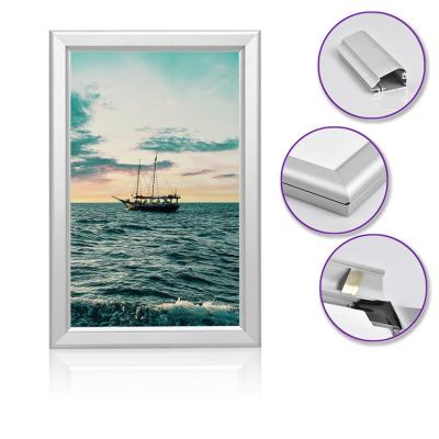 China Mobile phone shop factory direct sale picture frame photo frame less extrusion aluminum profile slim light box for sale