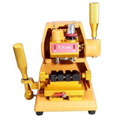 China With LED Light JINGJI Mini Vertical Key Cutting Machine Refined Version Portable Key Cutting Machine for sale