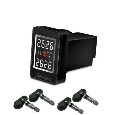 China Auto Tire Pressure Monitor Car Monitor 4 Sensor 433Mhz Tire System For Toyota Mazda Honda Nissan Auto Wireless Usb Lcd Digital Tpms For Toyota for sale