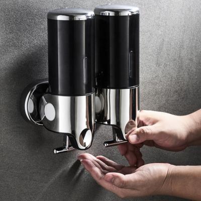 Chine Wall Mounted Double Dispenser Metal Soap Dispenser Dispenser Liquid Dispenser à vendre