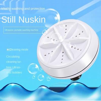 China Portable hotel folding washing machine ultrasonic cleaning machine travel underwear bump mini washing machine. for sale