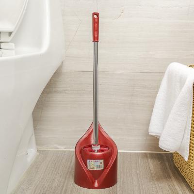 China Sustainable Households Around Square Master Bathroom Cleaning Brush Daily Use Toilet Brush With Holder for sale