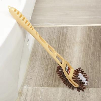 China Sustainable Home PP Handle + Nylon Brush Head Modern Toilet Bowl Cleaning Brush For Toilet for sale