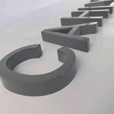 China Outdoor / Indoor 3D Buildings No Advertising Stainless Steel Lighted Letter Sign For Decoration for sale