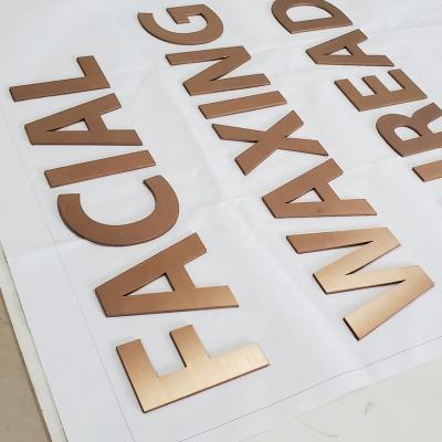 China High Quality Durable Metal Laser Cut Stainless Steel Sign Buildings Solid Gold Letter Sign Letters For Outdoor for sale