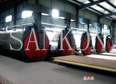 China Autoclaved Aerated Concrete plant AAC autoclave equipment also used in chemical / textile industry for sale