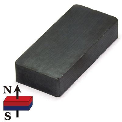 China Strong Hard Permanent Ferrite Block Magnets For Speaker / Automotive Sensors for sale