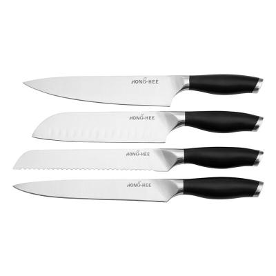 China Viable Custom Logo Professional Supply Abs Stainless Steel Handle 7 Inch 5 Inch Kitchen Santoku Chef Knife Sashimi Knife Set for sale