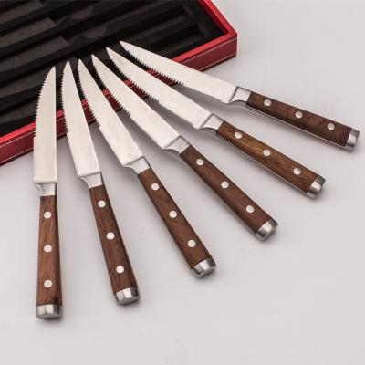 China Viable Professional Multifunctional Kitchen Knives Stainless Steel Steak Knife Set for sale