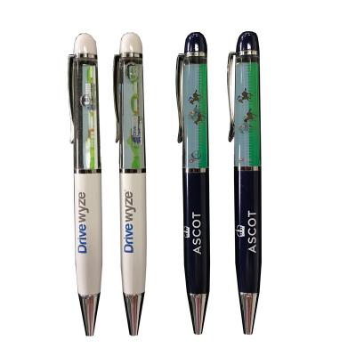 China office & School Pen Hot Sale Creative Customized Logo Promotional Floating Action Pen for sale