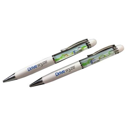 China office & School Pen Printing Your Own Customized Logo Promotional Floating Pen for sale