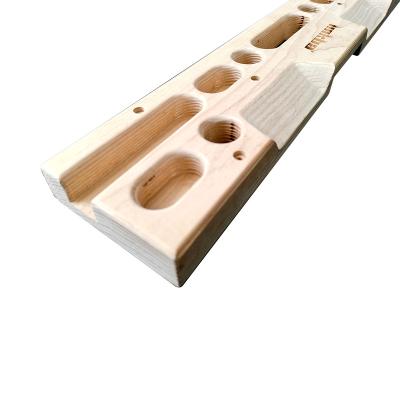 China Factory Sale Gym Fitness Fingerboard Bouldering Training Equipment Portable Club Used Wooden Climbing Peg Hang Board for sale