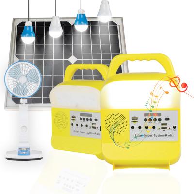 China New Home Pay As You Go Solar Home Energy System All In One Solar Generator Kit With DC Output Lighting for sale