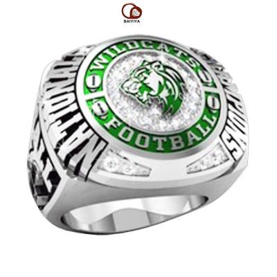 China Casual Jewelry Customized Sport Team Logo Baseball / Sportsmen Championship Ring for sale