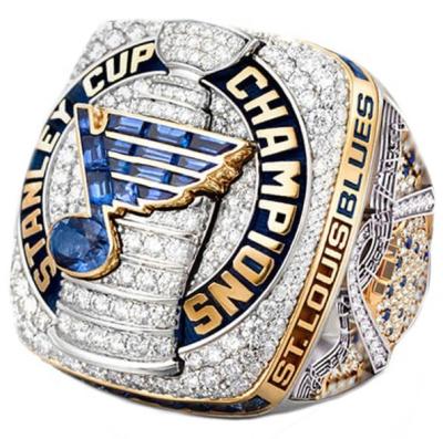 China 2019 Custom Erase Plating St Louis Blues Stanley Cup Hockey Championship Ring Champion Does Not Ring for sale