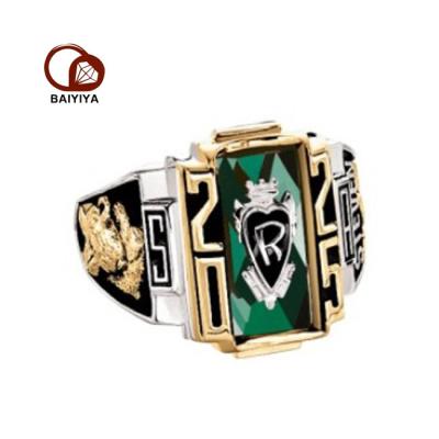 China TRENDY Personalized Classic School Rings Class Rings For College Graduation Keepsake for sale