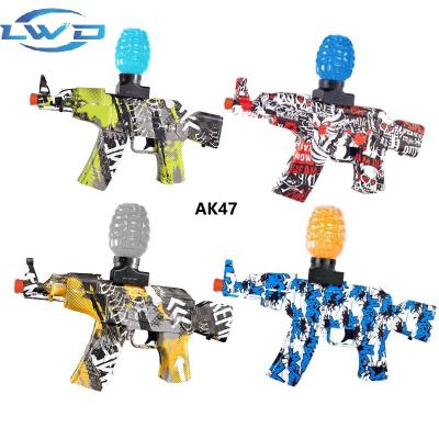 China Universal Electronic Toy for Adults and Children's Shell Ejecting Toy Gun Plastic Guns AKM47 Toy Guns Small Plastic Toy for sale