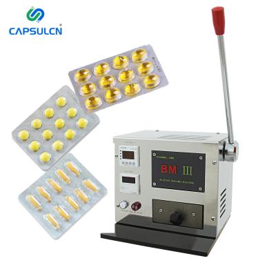 China BM-III Manual Small Food Tablet Blister Packing Machine for sale