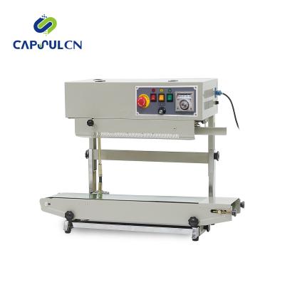 China FR-900V Food Continuous Strip Sealer Coffee Pouch Sealing Machine Plastic Sealer Machine for sale