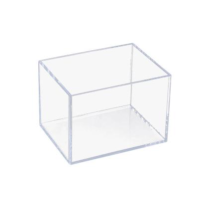 China Custom Printed Clear Acrylic Boxes Acrylic containers with Lid for sale