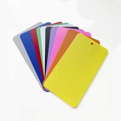 中国 Plastic Tags PVC Blank Tag Rectangle Colorful Plastic Safety Tag 販売のため