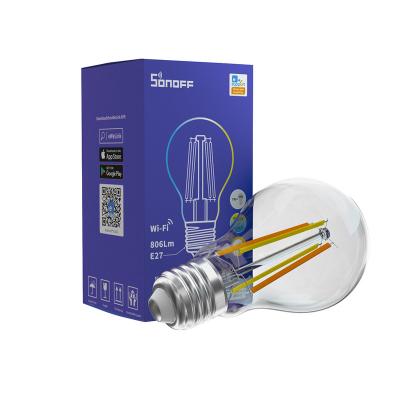 China Filament Bulb Vintage Light Bulb Works With Alexa And Google Home Assistant Wireless Dimmer Smart Wi-Fi LED Filament Energy Saving E27 Bulb for sale