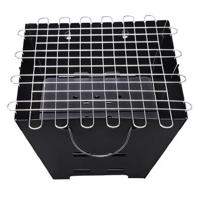 China Easily Assembled Collapsible Barbecue Accessories Outdoor Smoker BBQ Charcoal BBQ Grill for sale