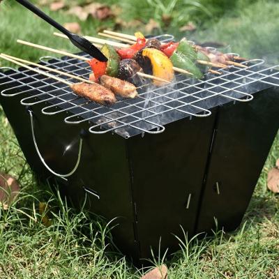 China Portable Factory Easily Assembled Wholesale Price Grills Outdoor Folding BBQ Charcoal Grill Outside Grill For Picnic Outdoor Camping Party for sale