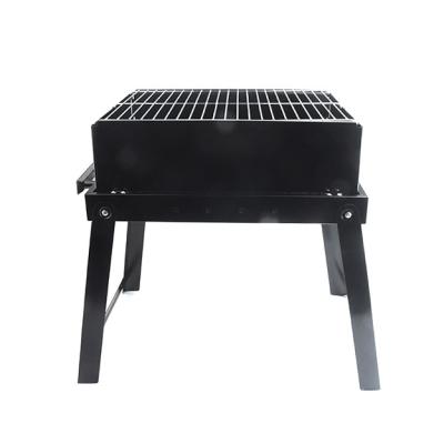 China Easily Assembled 3-5 People Stand Folding Portable Outdoor Camping Charcoal BBQ Grill BBQ Foldable Easy Plug Grill for sale