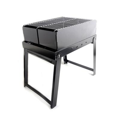 China Easily Assembled Portable Outdoor Kitchen Charcoal BBQ Grills Set Portable Folding BBQ Grill For 3-5 People for sale