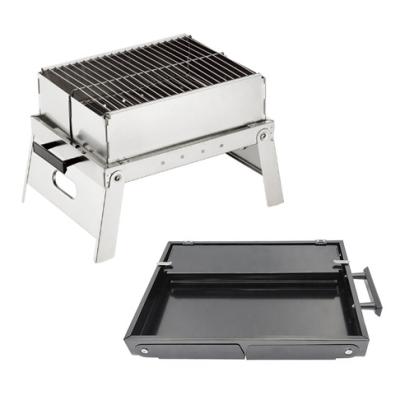 China Easily Assembled Outdoor Foldable BBQ Grills Patio BBQ Charcoal Grill Picnic Stoves Heating Stove BBQ Accessories Tools for sale