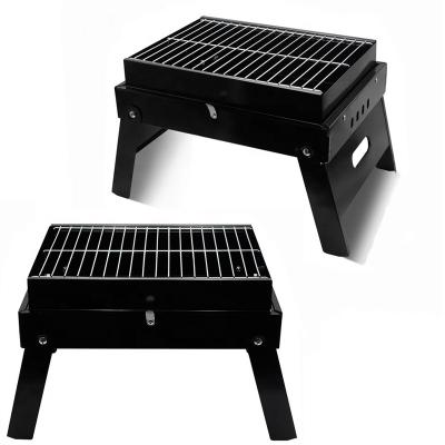 China High Quality Foldable Outdoor Camping Portable Charcoal BBQ Grill Stove Adjustable Size BBQ Charcoal Grill For Party Meeting for sale