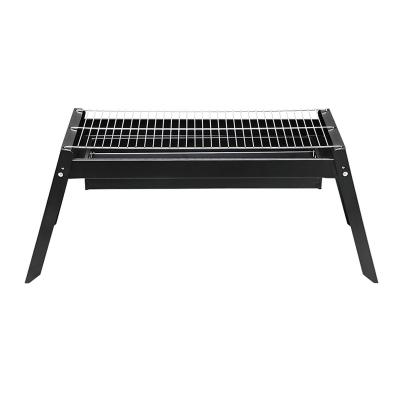 China OEM Adjustable Portable BBQ Grill Party Rectangle Folding BBQ Stove Size 2 or 3 People Outdoor Foldable BBQ Stove for sale