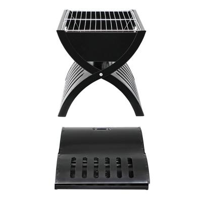 China Wholesale smokeless korean bbq grill eco X shape outdoor adjustable size bbq grill smoker table charcoal grill for sale