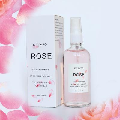 China Witch's Hazel Face Toner Rose Water Skin Toner 100ml Hazel Rose Face Toner Mist Spray Witch's Private Label Toner 100ml for sale