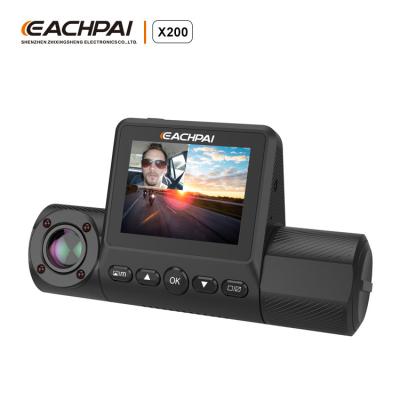 China Dash Cam Sensor EACHPAI X200 Dual Sony IMX323 Full HD 1080P Front And Interior Car Camera With Dual Sensor Sony IMX323 WiFi GPS For Uber Drivers for sale