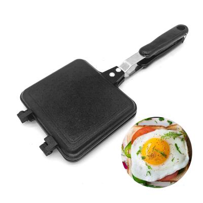 China Hotel Sandwich Maker Sandwich Mold Double Sided Cake Bread Toast Mold DIY Tool Barbecue Nonstick for sale